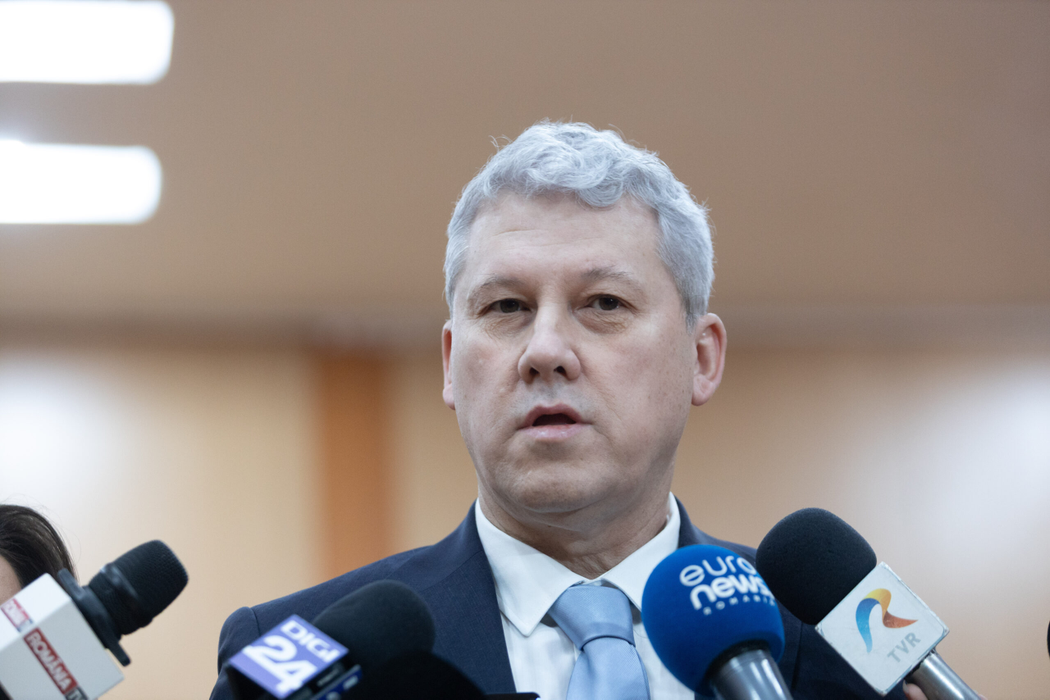 Catalin Predoiu, declaratie de presa dupa ce si-a exercitat dreptul la vot /Foto: ALEXANDRA PANDREA/GMN/MEDIAFAX FOTO