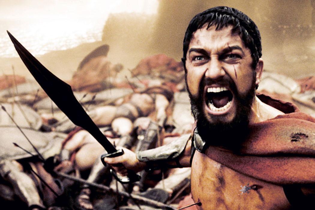 Gerard Butler s-a lansat cu filmul Sparta