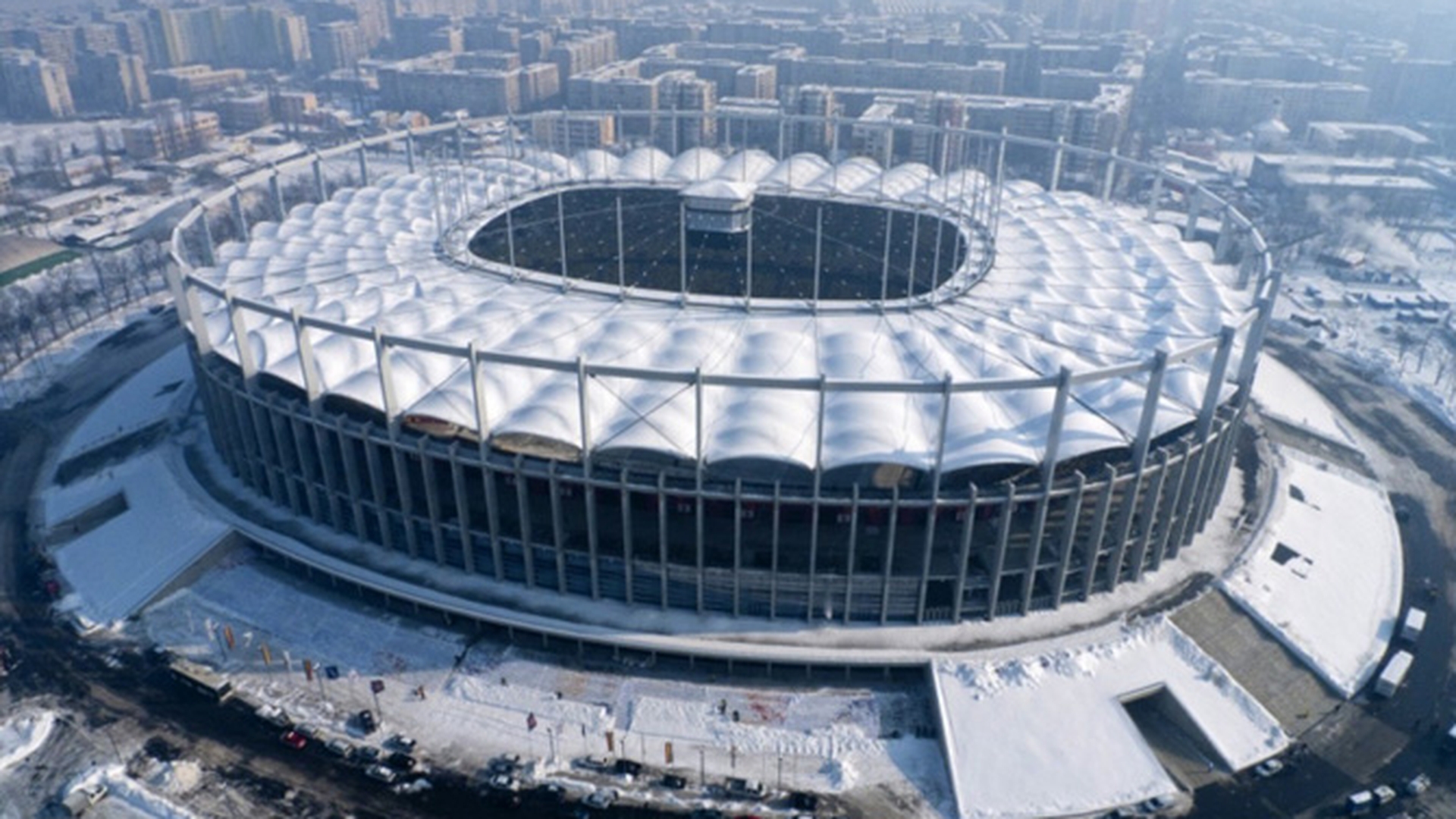 National Arena, stadionul de 200 de milioane de euro, ironizat de olandezi! "Oare cand il termina?"