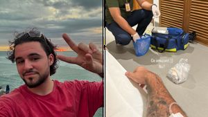 Mario Fresh, pe perfuzii în Bali! Ce a pățit iubitul lui Nadd Hu