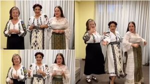 Dansul cu Andra Măruță, Mioara Velicu și Maria Dragomiroiu care a atras comentarii în mediul online. Românii s-au împărțit în două tabere: „Vă bateți joc de costumul popular” + „Ce se sparge!”