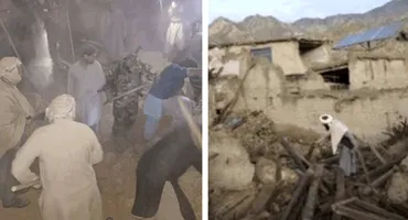 Momentul în care cutremurul de 6,3 grade zguduie totul din temelii! VIDEO devenit viral după seismul din Afganistan