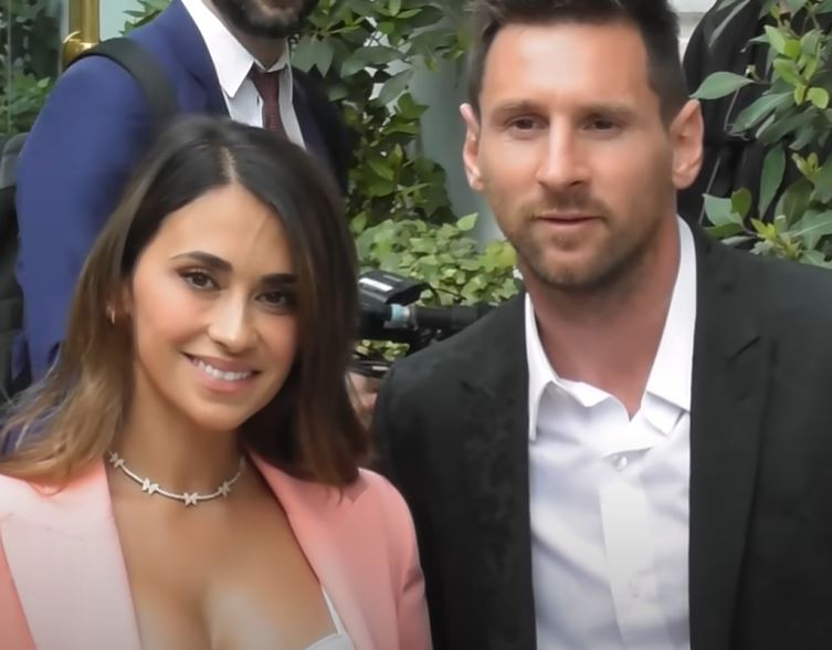 Antonela și Lionel Messi, în 2022. Sursă foto: captură video YouTube