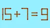 Test IQ cu chibrituri | Mutați un singur băț, pentru a corecta 15 + 7 = 9