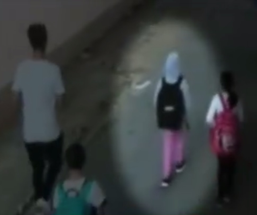 Ultimele imagini cu fetița dispărută în Dâmbovița! Cum a fost filmată de camerele de supraveghere