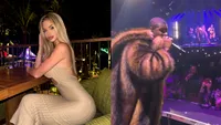 Usher, vrăjit de o româncă! Cine e Roberta Maria, bomba sexy care a petrecut pe Arena O2, din Londra, cu artistul internațional