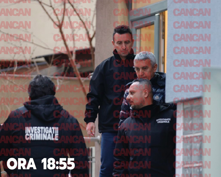 Dan Diaconescu, dus la presupusul loc al "faptei" pentru reconstituire (Sursă foto: CANCAN)