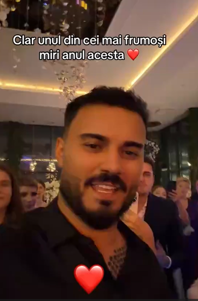 Jador a făcut show la nunta foștilor concurenți de la Mireasa/ sursă foto: captură video