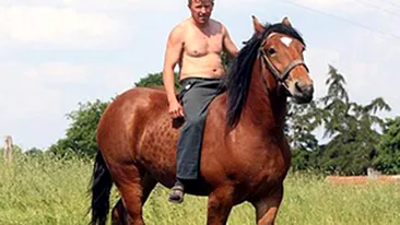 A vrut s-o impresioneze! Un polonez s-a dezbracat si a intrat calare in casa iubitei