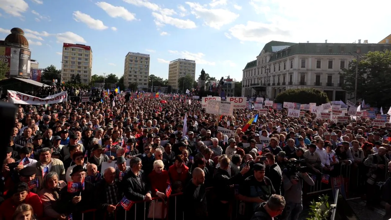 PSD, miting cu 40.000 de oameni la Iași