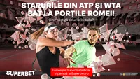 SuperWeekend de tenis. Starurile din ATP și WTA bat la porțile Romei