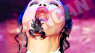A tinut un scorpion in gura doua minute
