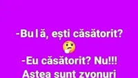 BANC | Bulă, ești căsătorit?