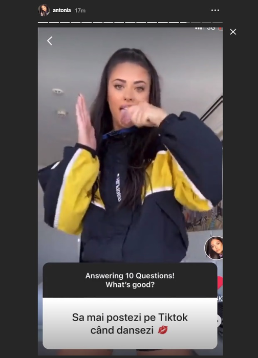 Antonia a răbufnit după ce a fost întrebată ce operație a suferit. Răspunsul său este tranșant