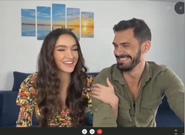 George Burcea, declarație de iubire în public pentru Viviana Sposub: “Ești drogul meu neinterzis”. Cum a reacționat iubita actorului