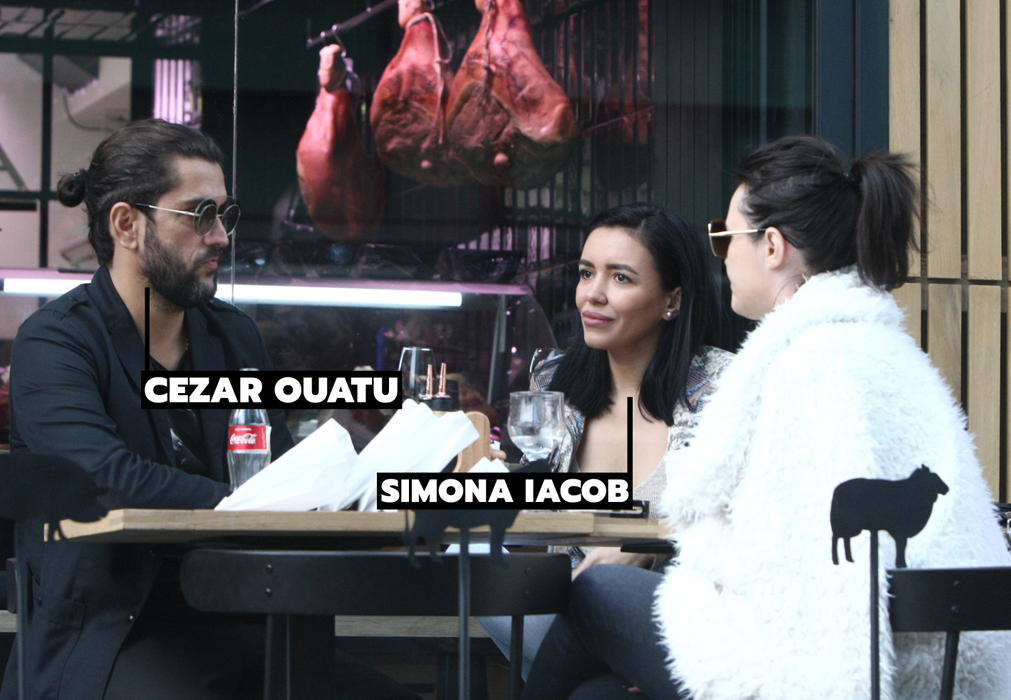 Simona Iacob, alături de Cezar Ouatu