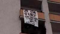 Ce se intampla in Gherla...nu ramane in Gherla! Ce mesaj a putut sa-i scrie un tanar iubitei lui, pe cearsaf, la balconul blocului