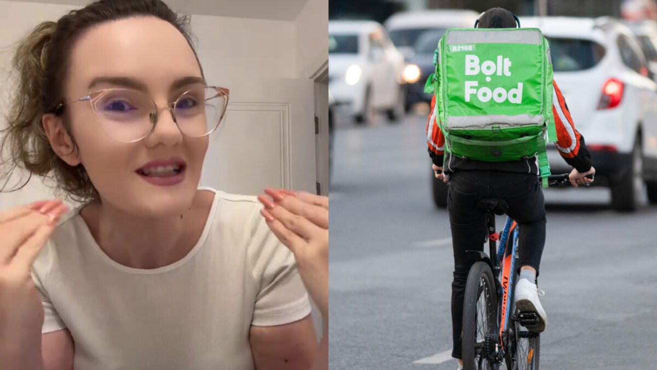 Ce a putut să pățească o tânără după ce a comandat mâncare la domiciliu. Livratorul Bolt i-a făcut o surpriză de zile mari!