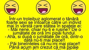 BANC | "Măi nene, chiar nu ți-e rușine? De o jumătate de oră îmi pipăi fundul!"