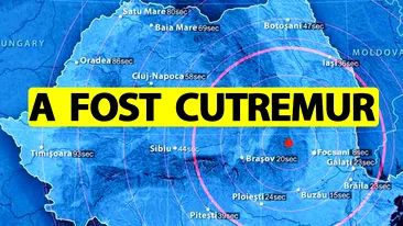 Cutremur însemnat azi-noapte. S-a resimțit în mai multe orașe din România