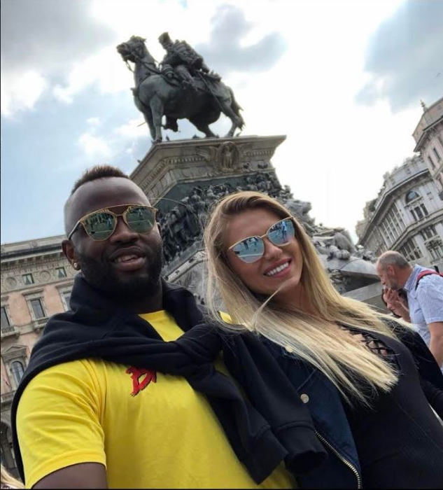 Toto și iubita lui, într-una dintre vacanțele petrecute în cei cinci ani de relație