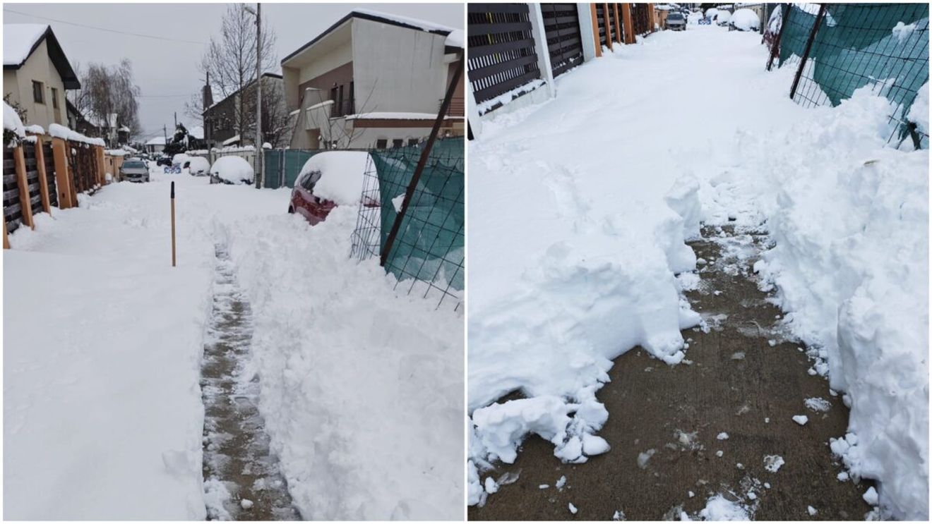 Cine trebuie să deszăpezească o stradă privată, de fapt. Ce prevede legea