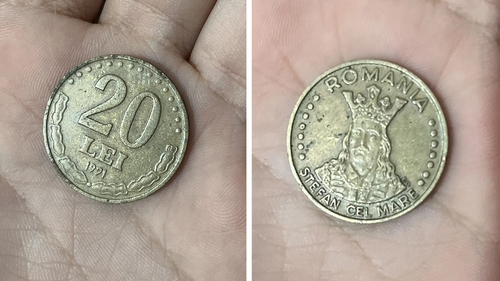 Dacă o ai acasă, te îmbogățești! Cu cât se vinde, în 2026, moneda de 20 de lei din anii '90, cu chipul lui Ștefan cel Mare
