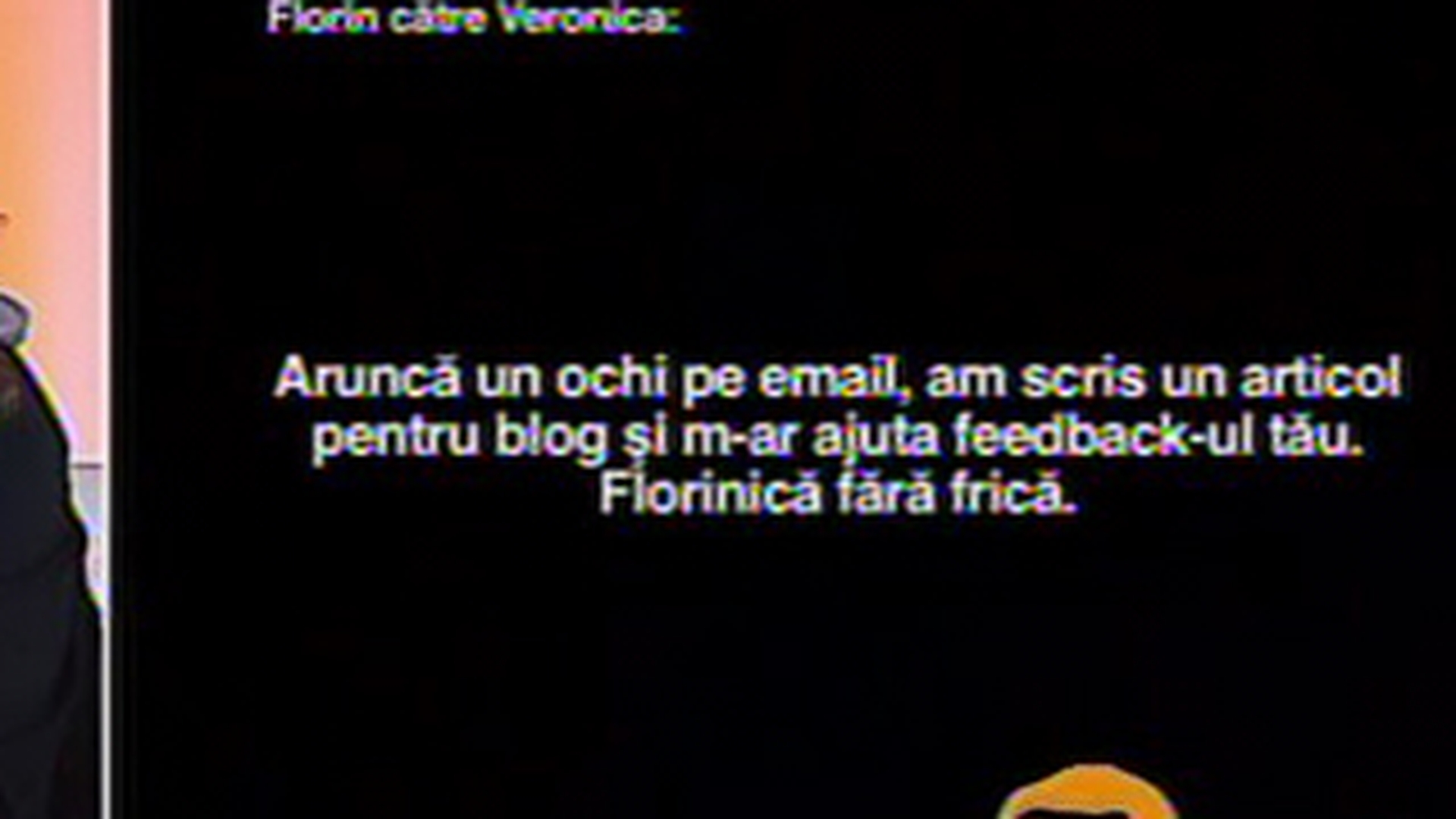 VIDEO L-a inselat Dana Nalbaru pe Dragos Bucur? Veronica Cara ataca din nou