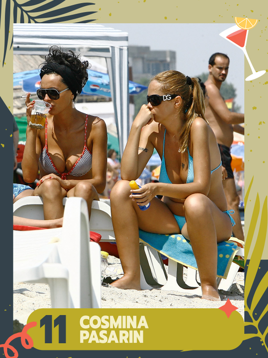 TOP 50 de vedete care ridică paharul în cinstea voastră, în costume de baie! Anna Lesko, Gina Pistol, Delia, Daniela Crudu… Cu cine ciocniți?