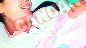 Primele fotografii cu bebelusul Madalinei Manole