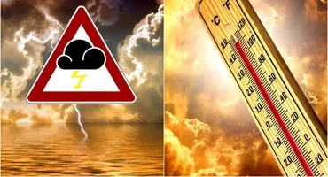 Avertisment ANM de fenomene meteo extreme!!! România nu scapă de vijelii, grindină, tunete și fulgere
