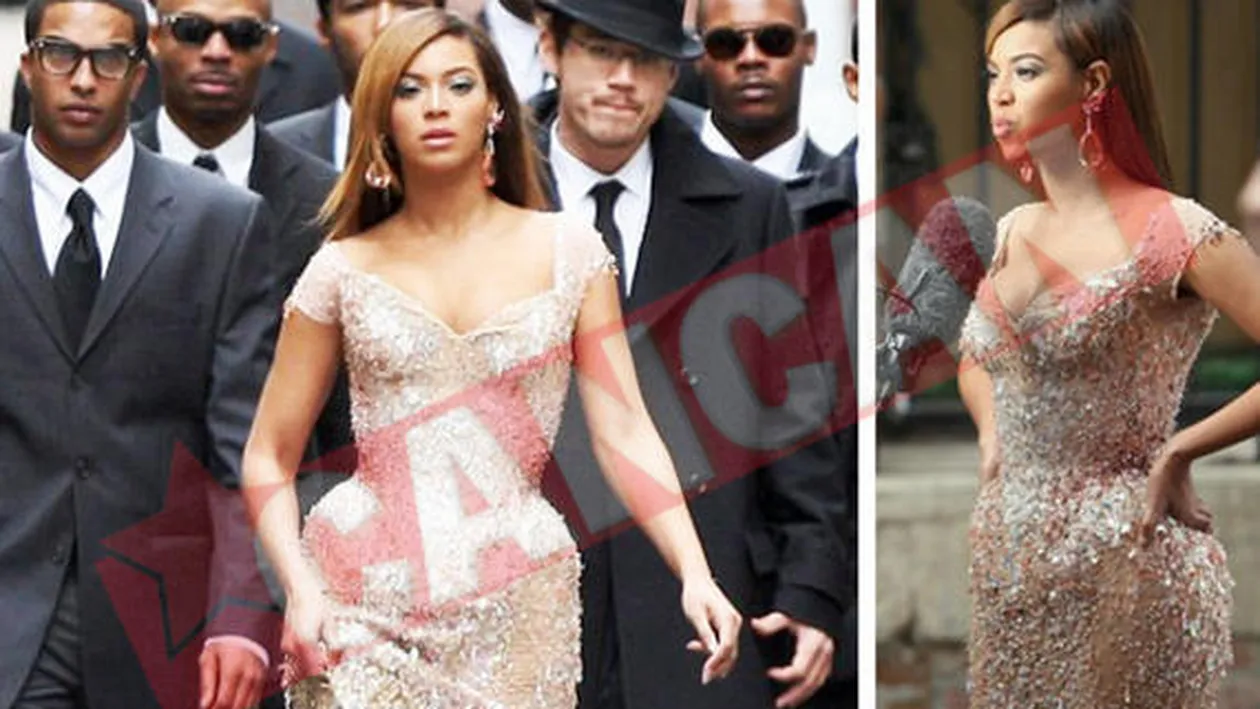 Beyonce da pe afara din corset