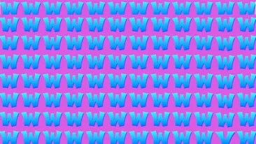 Iluzie optică virală | Nu toate literele din această imagine sunt W. Puteți descoperi intrusul?