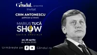 Marius Tucă Show începe joi, 28 aprilie, de la ora 20.00, live pe gandul.ro cu o nouă ediție specială