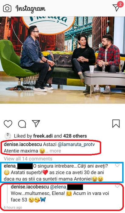 Câți ani are, de fapt, mama Antoniei! Denise Iacobescu NU s-a ferit să-și spună vârsta