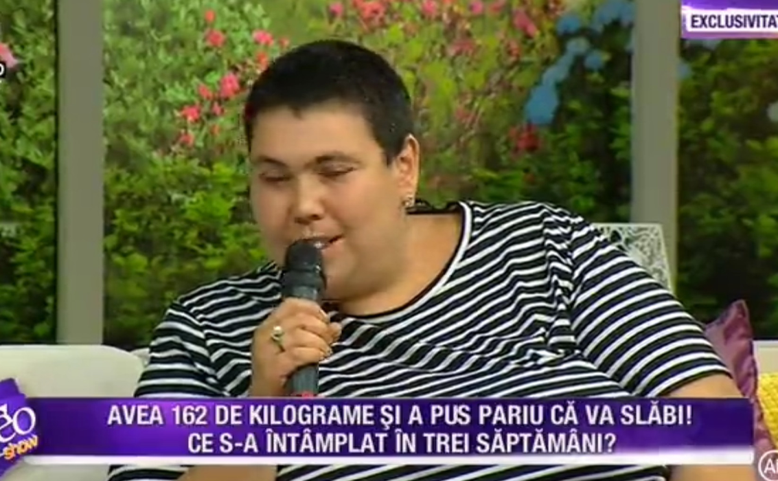 Astăzi, Ioana a recunoscut că nu s-a apucat încă de slăbit