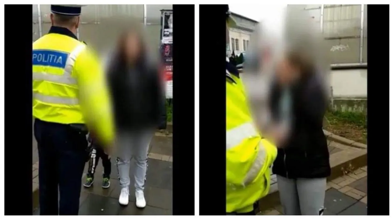 Cum a scăpat de amendă o tânără din Botoșani, după ce a fost prinsă de polițiști fără mască în centrul orașului