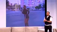 Roxana Nemes a facut autostopul! Imbracata sexy, blonda a trecut la treaba, dar. Vezi ce s-a intamplat