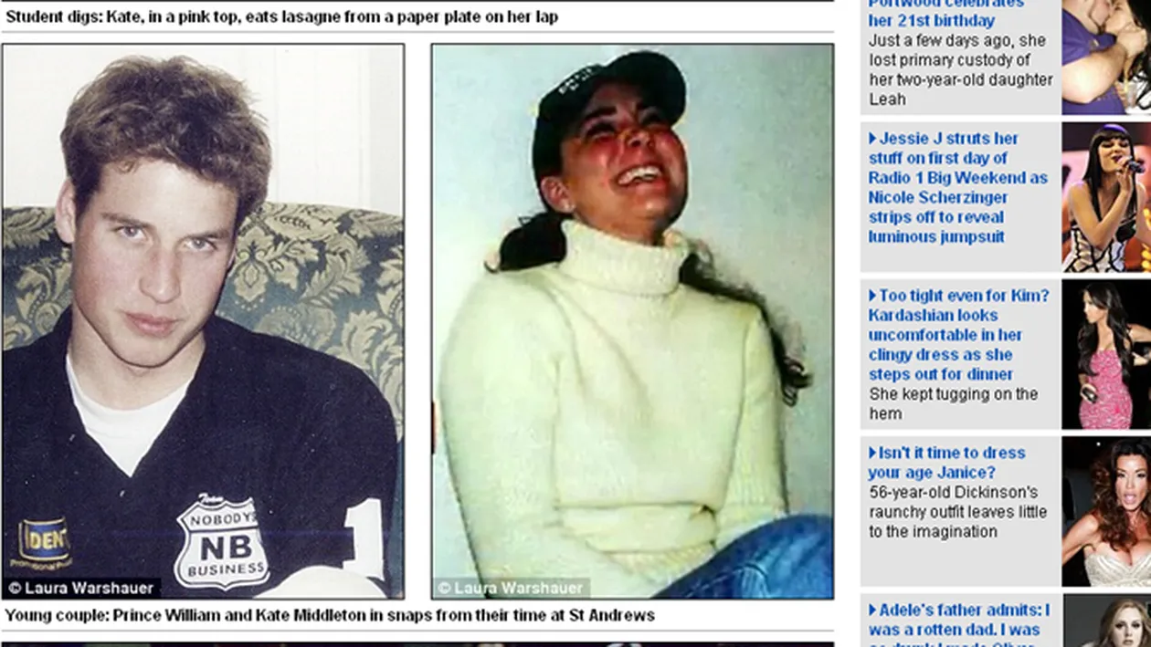 In studentie, William a platit 200 de lire pentru a petrece o noapte cu sclava  Kate! Citeste aici povestea incredibila a primei intalniri a cuplului regal