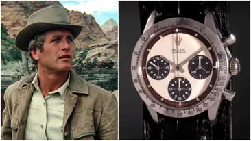 Cel mai scump ceas din lume a fost vândut pentru 17,8 milioane de dolari. A aparținut actorului Paul Newman