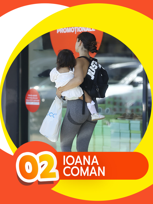 Ioana Coman se descurcă si fără fostul fotbalist de la FCSB, Florinel Coman