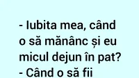 Bancul sfârșitului de februarie | Micul dejun în pat