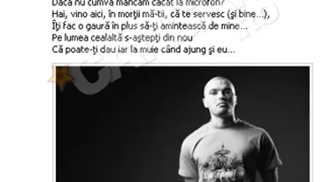 VIDEO Uzzi il ameninta cu moartea pe Puya: Fata, te dam cu ruj Si te fu**m! cu mana pe p**a iti dau la m**e! Iti fac o gaura in plus si mormant in cartier!