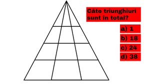 Testul IQ la care 99% dintre oameni greșesc. Câte triunghiuri sunt în imagine, în total