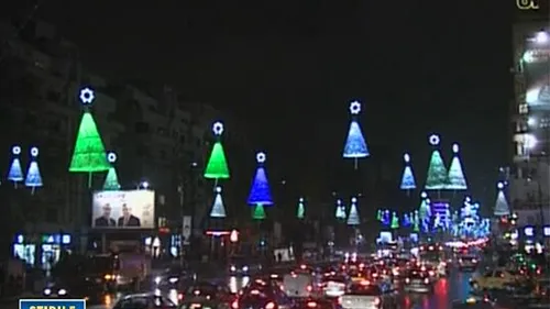 S-au aprins luminile de sarbatori in Bucuresti! Toate beculetele creeaza un decor de poveste