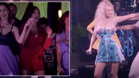 Viața bate filmul! Viviana Sposub, la concertul artistei Andreea Bălan. Cum a fost surprinsă actuala iubită a lui George Burcea la câțiva metri de fosta soția a actorului | FOTO & VIDEO