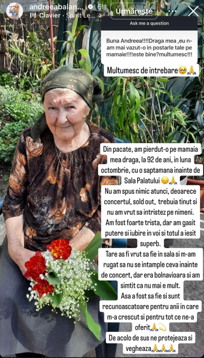 Doliu în secret pentru Andreea Bălan! A pierdut o persoană dragă din viața ei