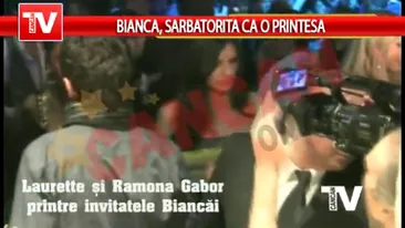 Bianca a fost sarbatorita ca o printesa