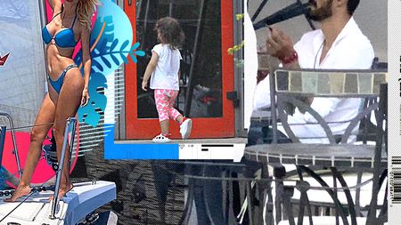 Andreea Bălan cu iubi în insulele Greciei, George Burcea cu fetița la un… trabuc