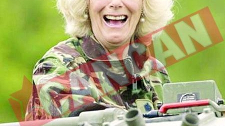 Camilla, pe tanc